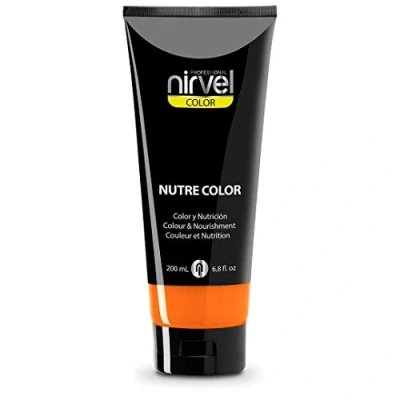 Imagen de Nirvel Nutre Color Fluor Mandarina, 200 ml, Pack de 4