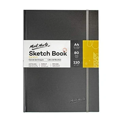 Imagen de Mont Marte Sketchbook A4 80 Hojas 110gsm Papel Cuaderno Dibujo ideal para Dibujos y Esbozos