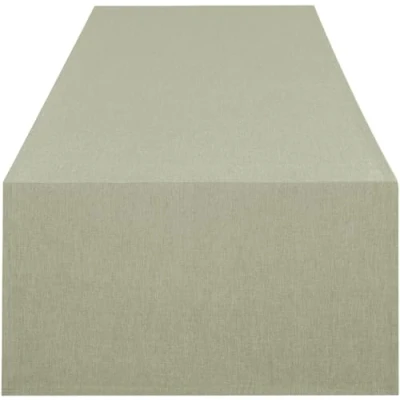 Imagen de Camino de mesa Wien Home moderno con protección antimanchas, para todo el año, verde, 40 x 140 cm