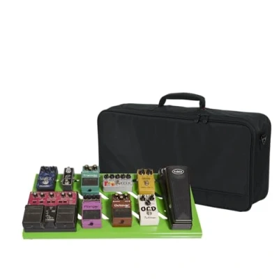 Imagen de Gator Cases GPB BAK 1 Tabla de pedal aluminio con bolsa transporte, tamaño grande, color negro