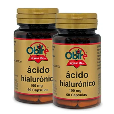 Imagen de Obire Ácido Hialurónico 100 mg 60 Cápsulas. (Pack 2 unidades)