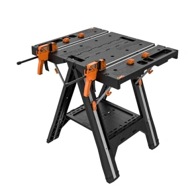 Imagen de WORX WX051 Pegasus Mesa de trabajo plegable y caballete