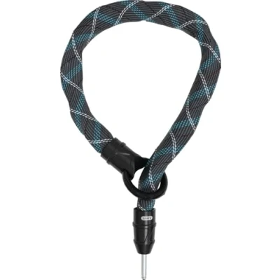 Imagen de ABUS cadena de inserción para Candado cuadro IvyTex Adaptor Chain 8KS bicicleta con cubierta que repele la suciedad y humedad resistente 8 mm gris