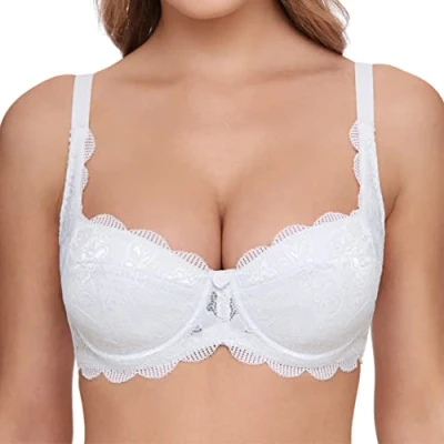 Imagen de Susa Wiesn Zauber Dirndl BH 8033 Balconette Sujetador, Blanco (weiß 003), 90D para Mujer
