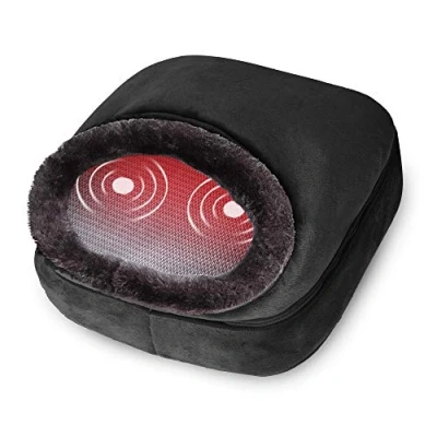Imagen de Snailax 3 en 1 Masajeador de Pies con Calefacción y Vibración, Calentador Pies, Masaje Calor, Almohadilla Térmica 5 Modos Masaje, Alivio del Dolor,Regalo Original para Mamá/Papá