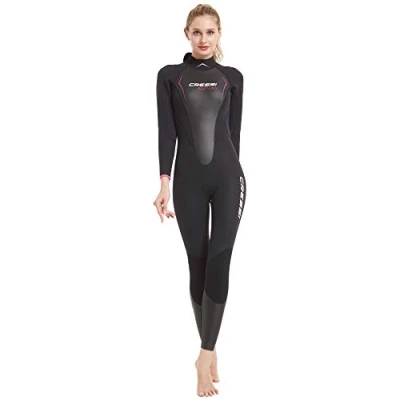 Imagen de Cressi Altum Wetsuit Lady 3 mm Traje de Neopreno Una Pieza o Shortry, Mujer, Negro/Rosa, L/4