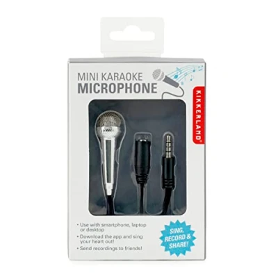 Imagen de Kikkerland WBPHP BK Mini Karaoke Microfonos