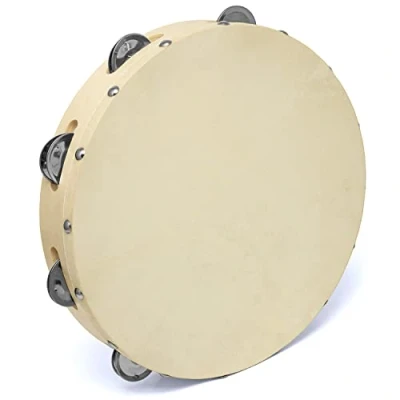 Imagen de Tiger TAM91 08 Pandereta de madera color natural