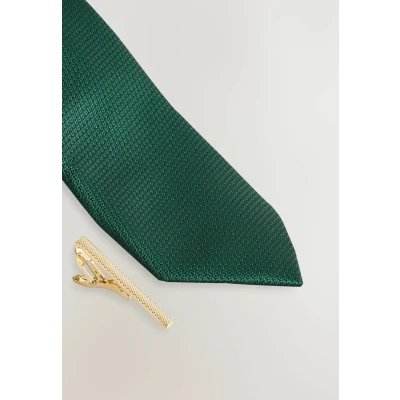 Imagen de Next WIDE Textured Corbata, Hombre, Talla: One Size, Green