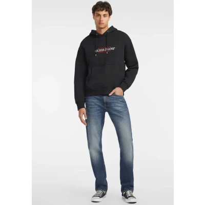 Imagen de Guess Jeans REG America TRAD Sudadera, Hombre, Talla: Medium, Schwarz