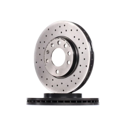 Imagen de BREMBO XTRA LINE 09.7629.1X Disco de freno 280 25 5 perforado/ventil. int. revestido altamente carbonizado OPEL: Astra H GTC, G Berlina