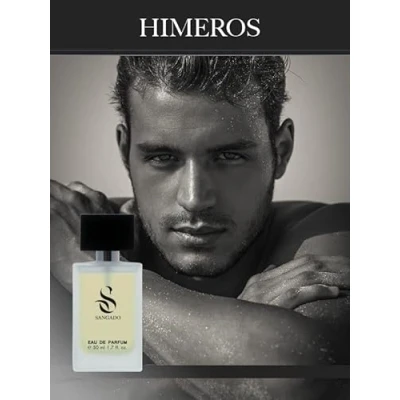 Imagen de HIMEROS by SANGADO, Perfume for Men, 8 10 hours long Lasting, Aromatic Fougere, Fine French Essences, Seductive, Addictive, Ideal Gift, 50 ml Spray