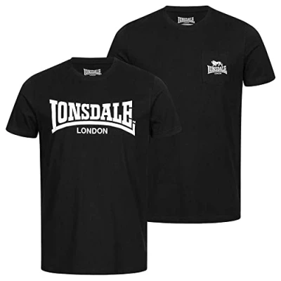 Imagen de Lonsdale Camiseta para Hombre Sussex, Pack Doble