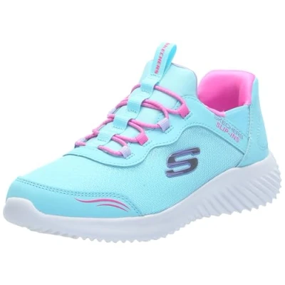 Imagen de Skechers Bounder Simple Cute, Zapatillas de Deporte Niñas, Turqoise, 28.5 EU