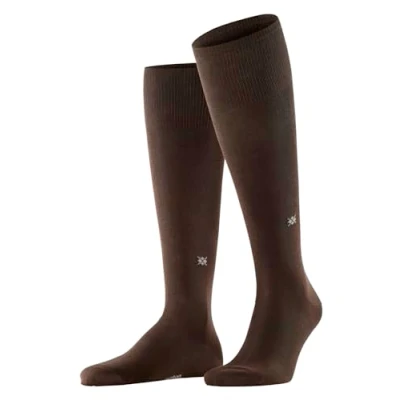 Imagen de Burlington Dublin M KH algodón largo unicolor 1 par, Calcetines largos Hombre, Marrón (Chocolate 5043) nuevo ecológico, 40 46