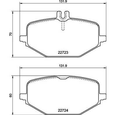 Imagen de BREMBO P 50 161 Juego de pastillas freno preparado para indicador desgaste Chapa antichirridos, con tornillos pinza accesorios