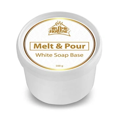 Imagen de Base de Jabón Cristal Blanco Derretir &amp; Verter 500g para la Fabricación Todos los Tipos Piel Glycerin Handmade Hobby