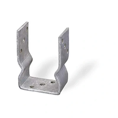 Imagen de Connex Soporte para postes de 71 x 150 60 4 mm con reborde, material: galvanizado en caliente, 1 unidad, HV4280
