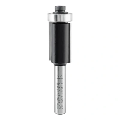 Imagen de ENT 13576 Fresa de enrasar, Vástago (S) 8 mm, Diámetro (D) 16 NL 25 SL 32 GL 67,7 de, en carburo, con rodamiento bolas