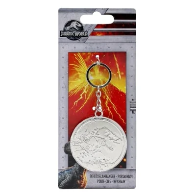 Imagen de Jurassic World Llavero metálico con relieve (7,5 x 0,5 17,5 cm)