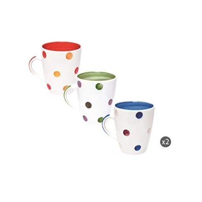 Imagen de Merry Christmas Set Taza 6 Uds. 300 Ml Multicolor