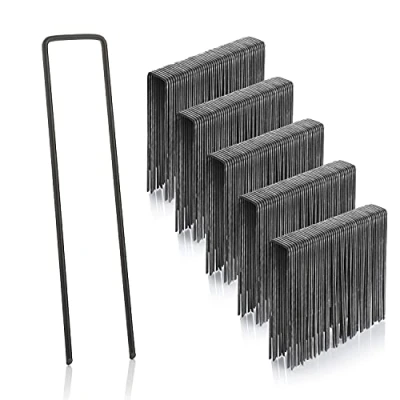 Imagen de GardenMate 250 Grapas de sujeción Alambre Acero, Longitud 150 mm, Ancho 25 Ø 2,9 mm