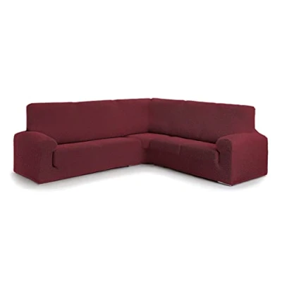 Imagen de Milica Funda para sofá rinconero Hecho de Tejido Adaptable Bután tamaño Normal (hasta 450 cm) Color 08 Rojo