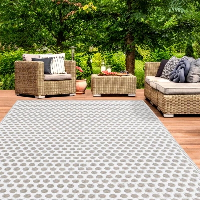 Imagen de IDMarket Alfombra exterior grillete 180 x 280 cm