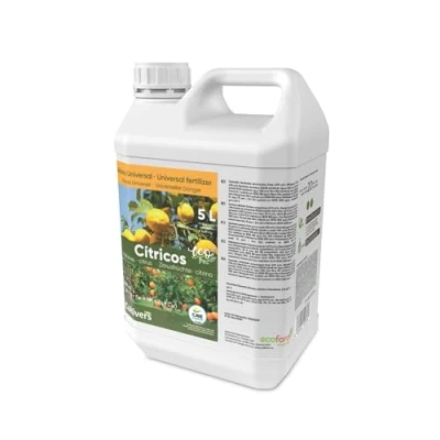 Imagen de CULTIVERS Fertilizante Cítricos Ecológico 5 L. Abono Líquido Hojas más Verdes Aumenta del Tamaño Fruto. 100% Natural