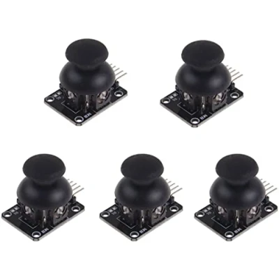 Imagen de Fasizi 5 piezas PS2 Joystick Game Controller XY Dual Axis Breakout Module para Arduino