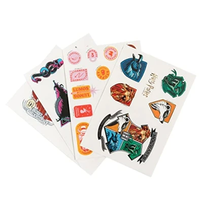 Imagen de Grupo Erik pegatinas Harry Potter impermeables y reutilizables Paquete de pegatinas: 32 stickers, optimas para móvil, ordenador, etiqueta botellas, merchandising, GDGE032