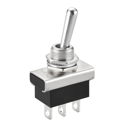 Imagen de Heschen Interruptor de metal con basculador de, KN3D 102, 12 V 25 A, ON/ON, 2 posiciones, 3 pines, para la luz del cuadro instrumentos coche (1)