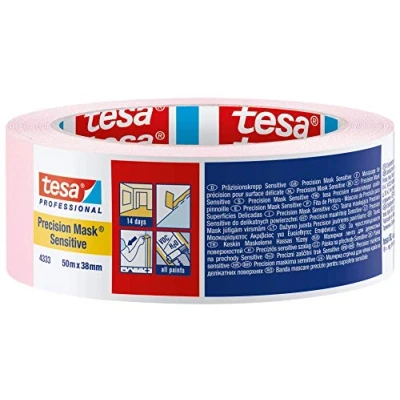 Imagen de tesa 04333 00021 02 Cinta para Pintar en Interior Precision Mask Sensitive Serie 4333 50m x 50mm, Not_Applicable, 50mx50mm