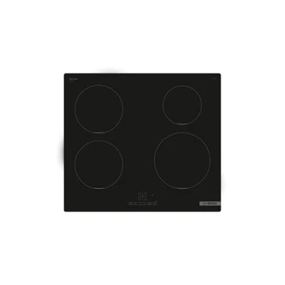 Imagen de Bosch PUE611BB5E TouchSelect Encimera inducción encastrable, 60 cm, 4 zonas, Gran zona 21 cm I Serig. Circular, Negro sin marco