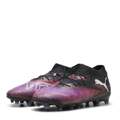 Imagen de Puma Future 8 PRO FG/AG Unisex Botas de fútbol con tacos para niños, Talla: 37, Black/white/glowing red Zapatos