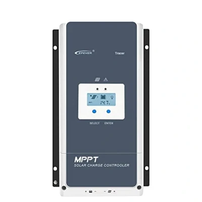Imagen de EPEVER 100A MPPT Controlador de Carga Solar 12V/24V/36V/48V con Pantalla LCD, Voltaje Circuito Abierto Hasta 150V para Sellado, GEL, Inundado y Usuario Tracer 10415AN