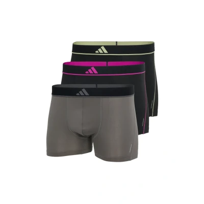 Imagen de adidas Sportswear 3ER PACK Active Micro FLEX Retro Culotte, Hombre, Talla: Large, Grau schwarz