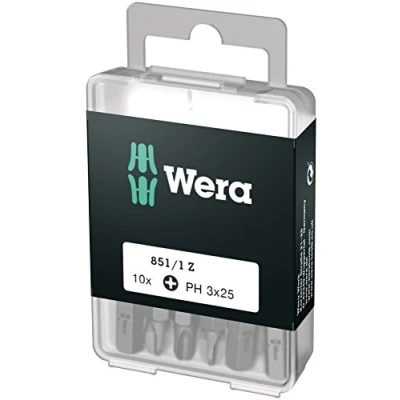 Imagen de WERA 05072402001 851/1 Z PH 3 x 25 mm DIY Box Punta Phillips