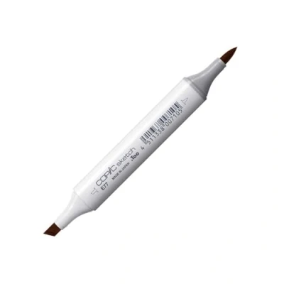 Imagen de Copic Sketch E77, Granate, Rotulador Doble con Punta Mediana y de Pincel.