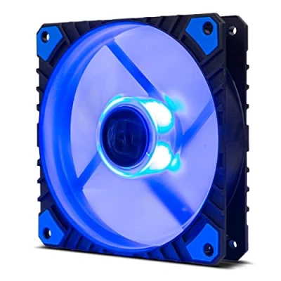 Imagen de NOX XTREME PRODUCTS Ventilador H FAN PRO BLUE LED NXHUMMERHFANPROB, PC 120mm, funcion PMW, 7 aspas, rodamientos hidráulicos, diseño silencioso optimizado, esquinas soporte goma, Azul