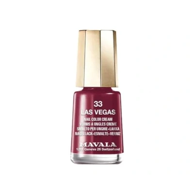 Imagen de MAVALA Mini Colors Las Vegas 33 5 ml, Esmalte de Uñas Pequeño, Color Rojo, Minimiza la Evaporación, Formulados con Ingredientes Seleccionados, Práctico para Llevar