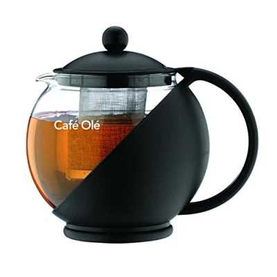 Imagen de Grunwerg Café Olé Everyday CMP 12TP Tetera de vidrio con filtro, 1.20 L