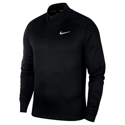 Imagen de Nike Performance M NK Pacer TOP HZ Camiseta de manga larga, Hombre, Talla: XXL, Black/reflective silver