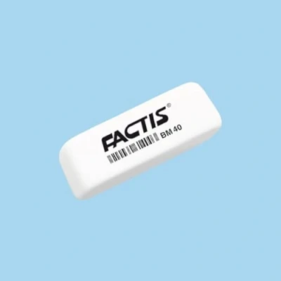 Imagen de Caja 60 gomas de borrar biseladas BM40 FACTIS®