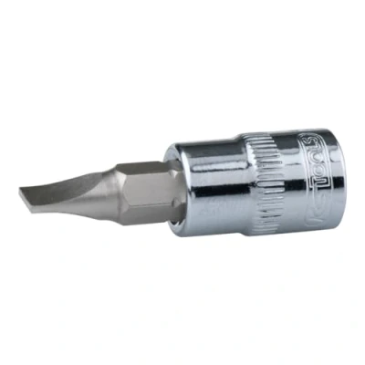 Imagen de KS Tools 918.1489 1/4&quot; CHROMEplus Bit con adaptador ranura 6,5mm