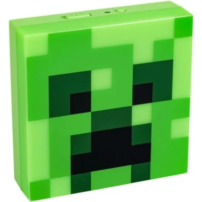 Imagen de Paladone Minecraft Creeper Luz nocturna, función de sensor nocturno, portátil, parte trasera adhesiva para colocación en pared, regalo oficial y decoración dormitorio fanáticos
