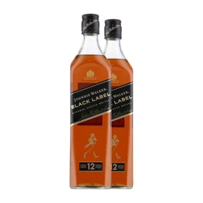 Imagen de Whisky Blended Johnnie Walker Black Label Reserva 12 Años 70 cl (Caja de 2 Botellas cl)