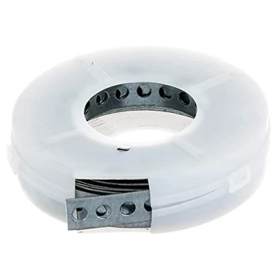 Imagen de Alberts 334147 Cinta perforada Con o sin casete de desenrollado Galvanizado Sendzimir Anchura 12 mm Longitud 3 m