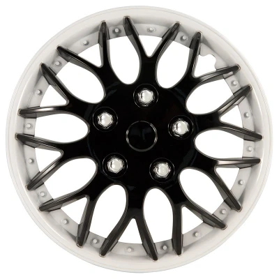 Imagen de AutoStyle PP 9705BW Tapacubos 15Pulgada negro/blanco
