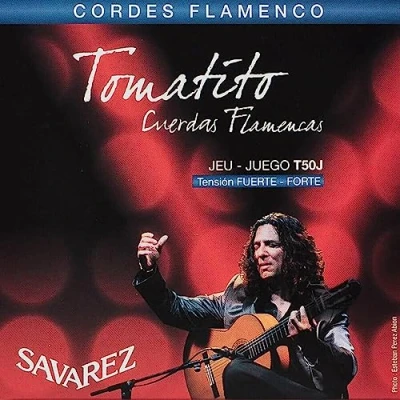 Imagen de Savarez Cuerdas para Guitarra Clásica Flamenco juego T50J Tensión alta, azul